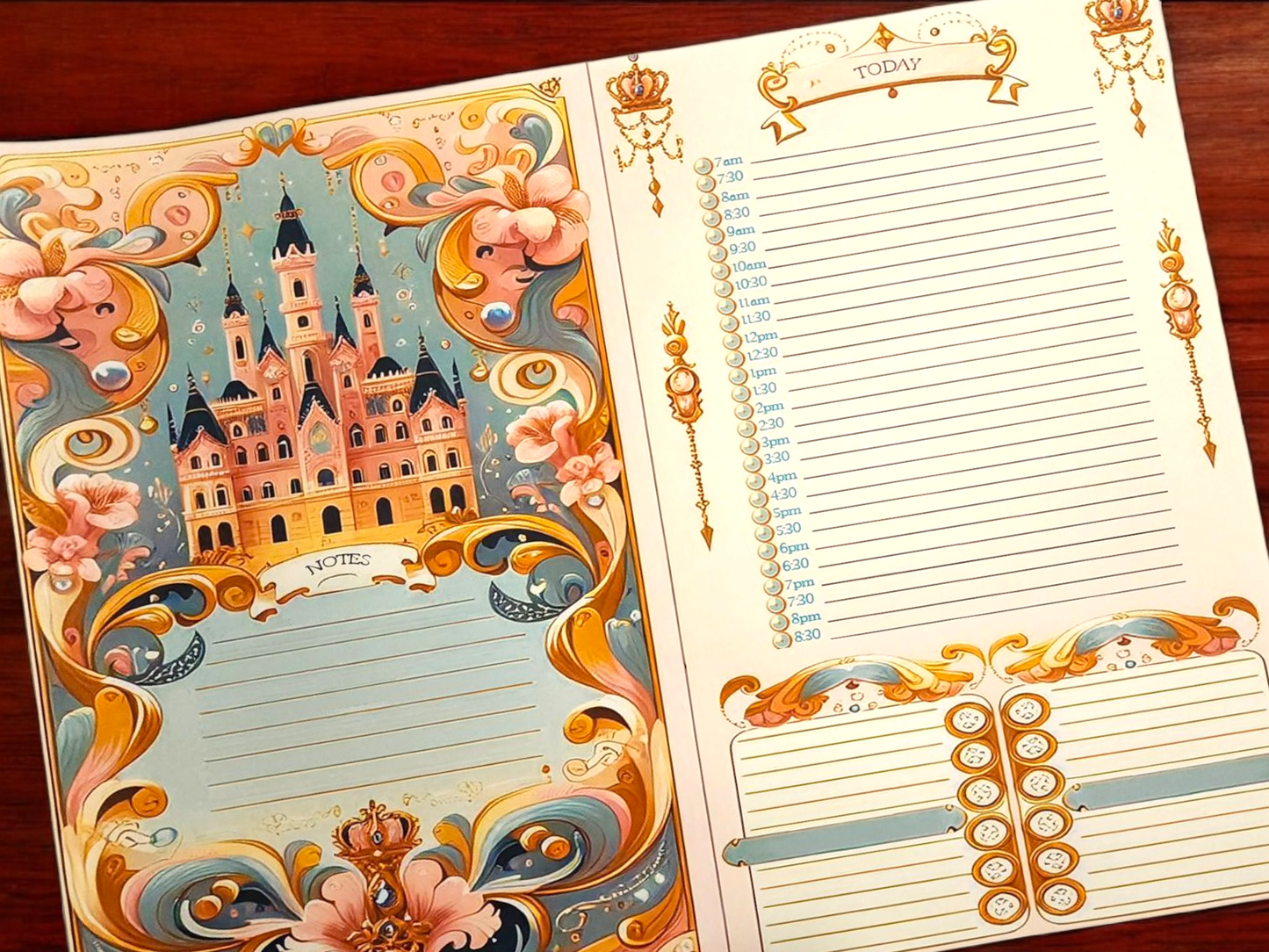 Enchanted Castle Daily Planner Pad