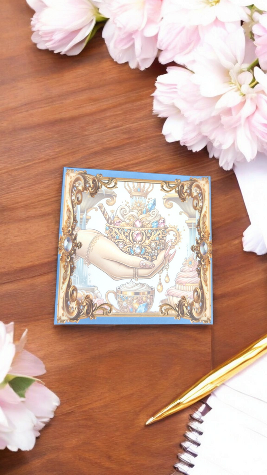 Coffee and Treats 3.5 x 3.5 Notepad